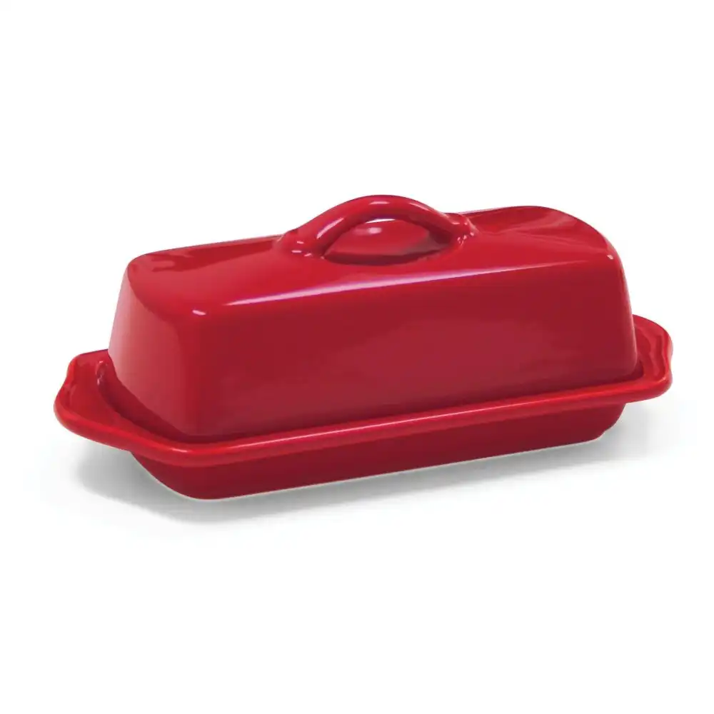 Chantal 8.5" Full Size Butter Dish | True Red