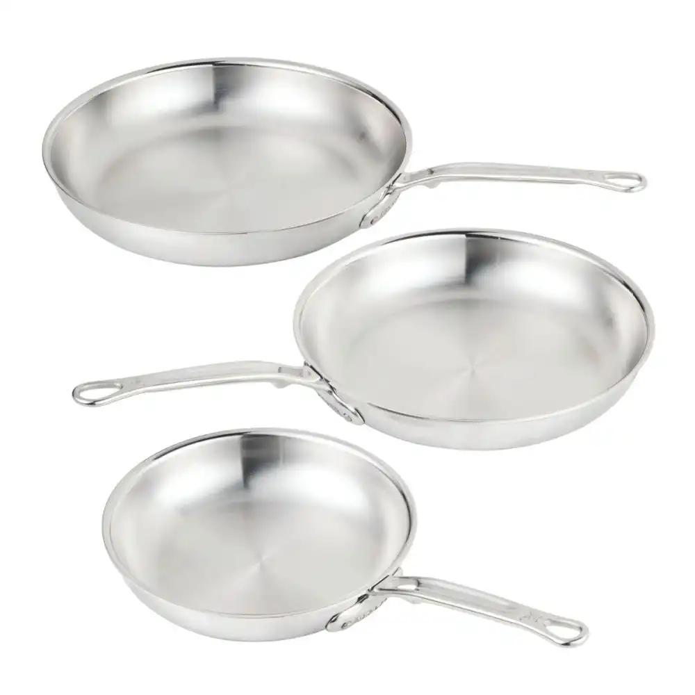 Hestan ProBond® Luxe Stainless Steel 3-Piece Skillet Set