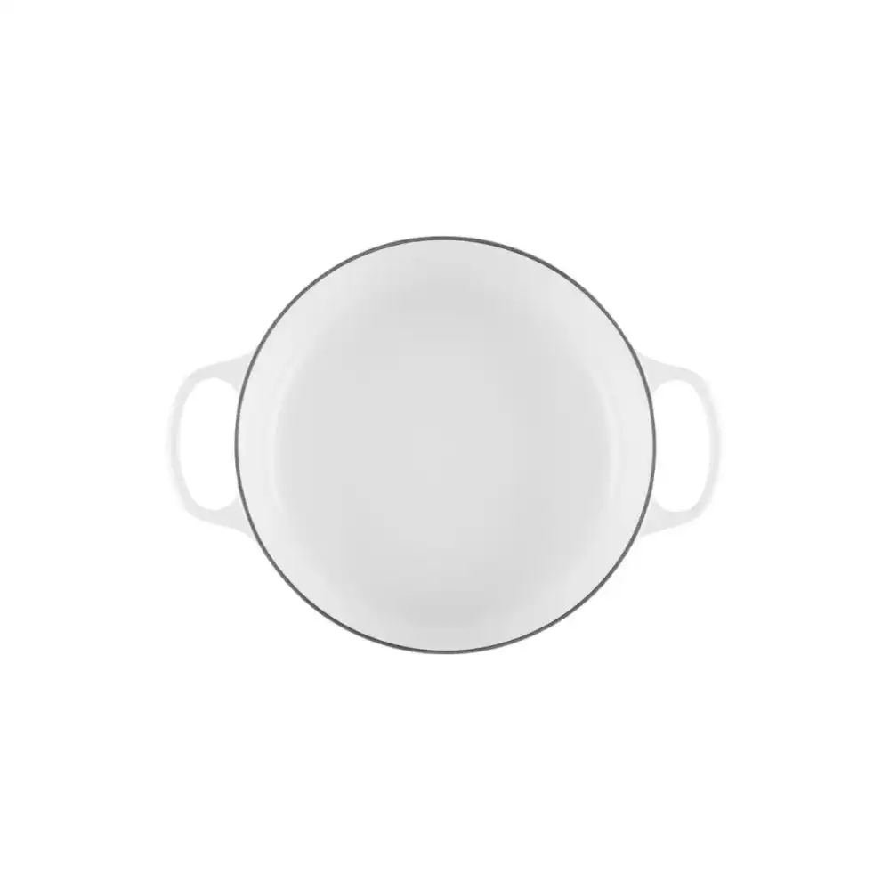 Alternative view of Le Creuset Signature 3.5 Quart Round Wide Oven | White