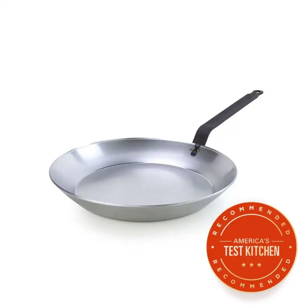 Matfer Bourgeat Black Carbon Steel Frying Pan | 12.6"