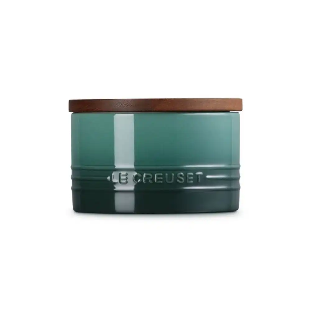 Alternative view of Le Creuset  Signature 16oz Stoneware Canister with Acacia Wood Lid | Artichaut