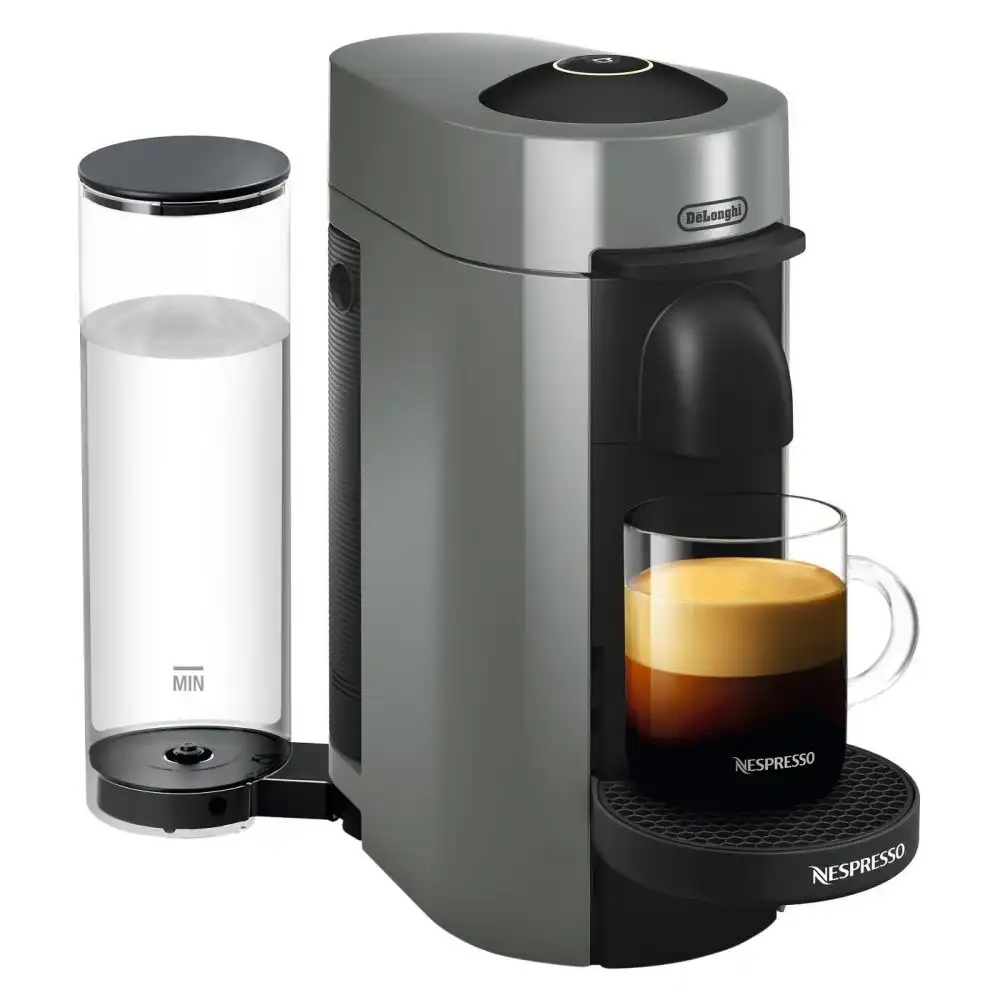 Nespresso Vertuo Plus Pod Capsule Coffee & Espresso Machine by De'Longhi | Grey