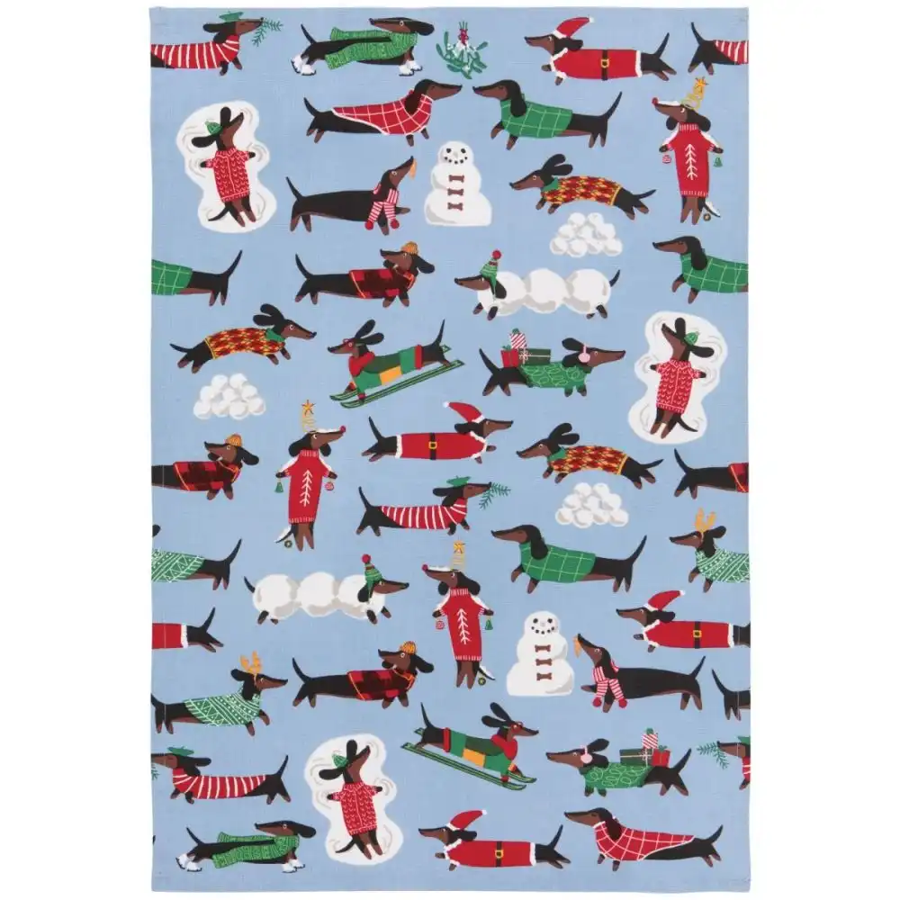 Danica Jubilee Printed Dishtowel | Dashing Dachshunds