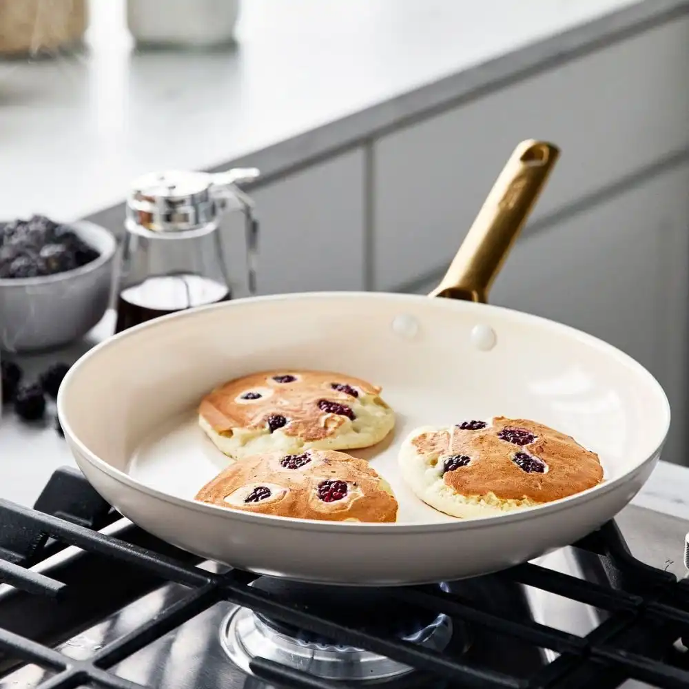 Alternative view of GreenPan Reserve 10" & 12" Fry Pan Set | Taupe