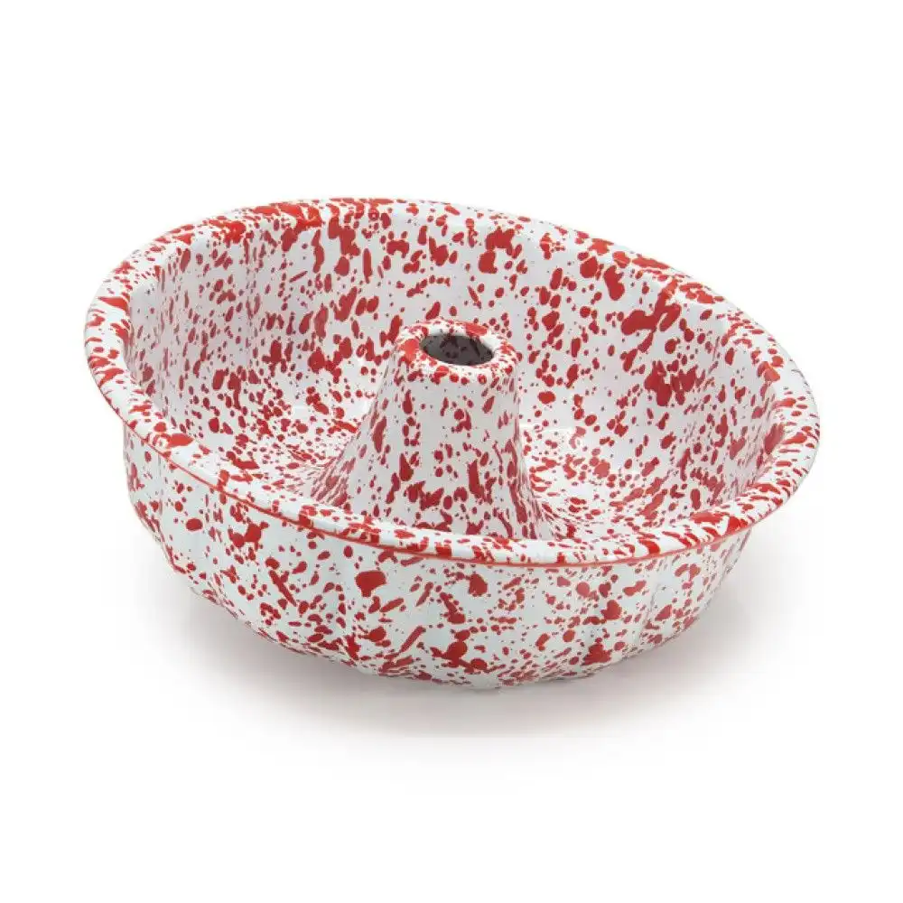 Crow Canyon 1 Qt. Bundt Pan | Red Splatter