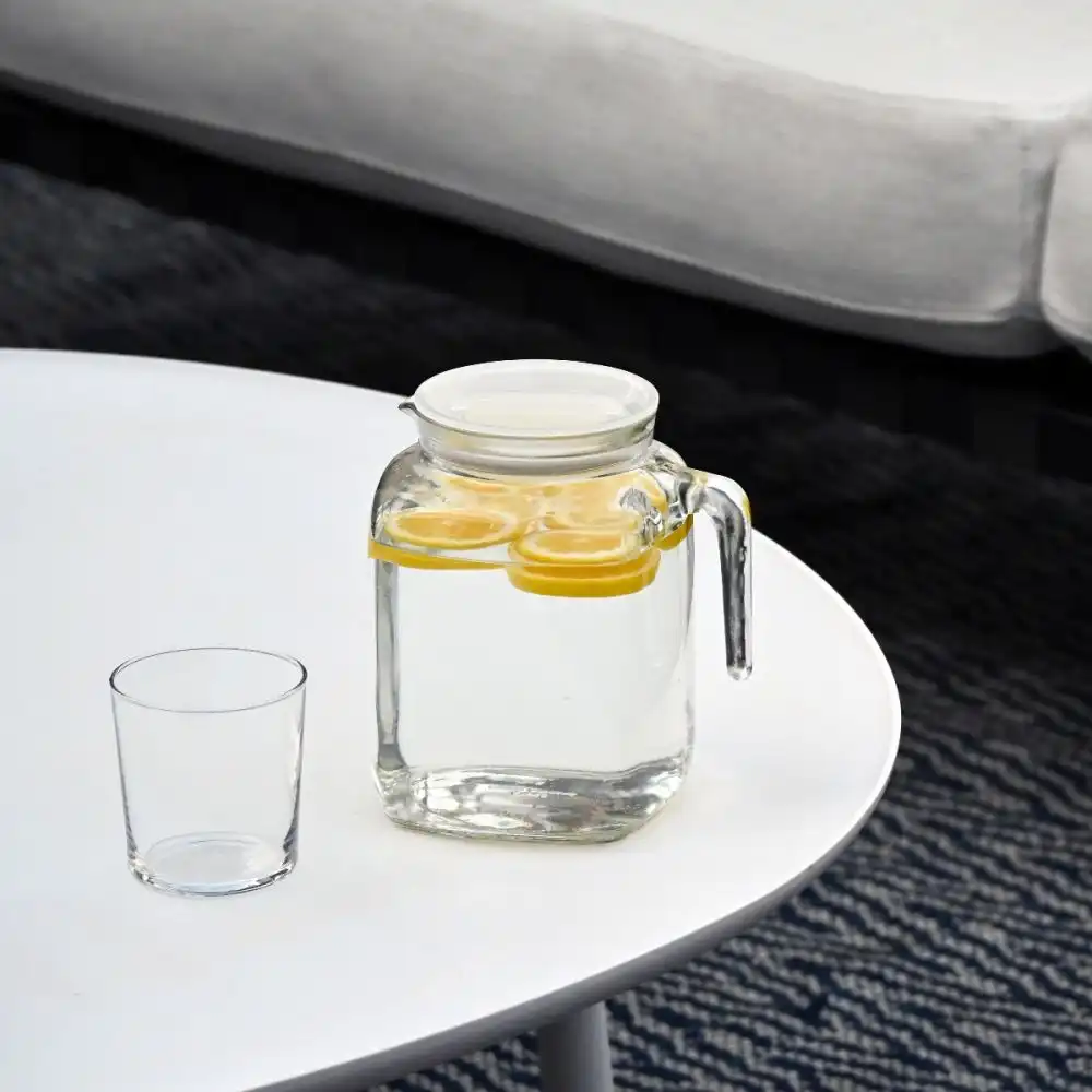 Alternative view of Bormioli Rocco Frigoverre 2 Liter Glass Pitcher | Frost Lid