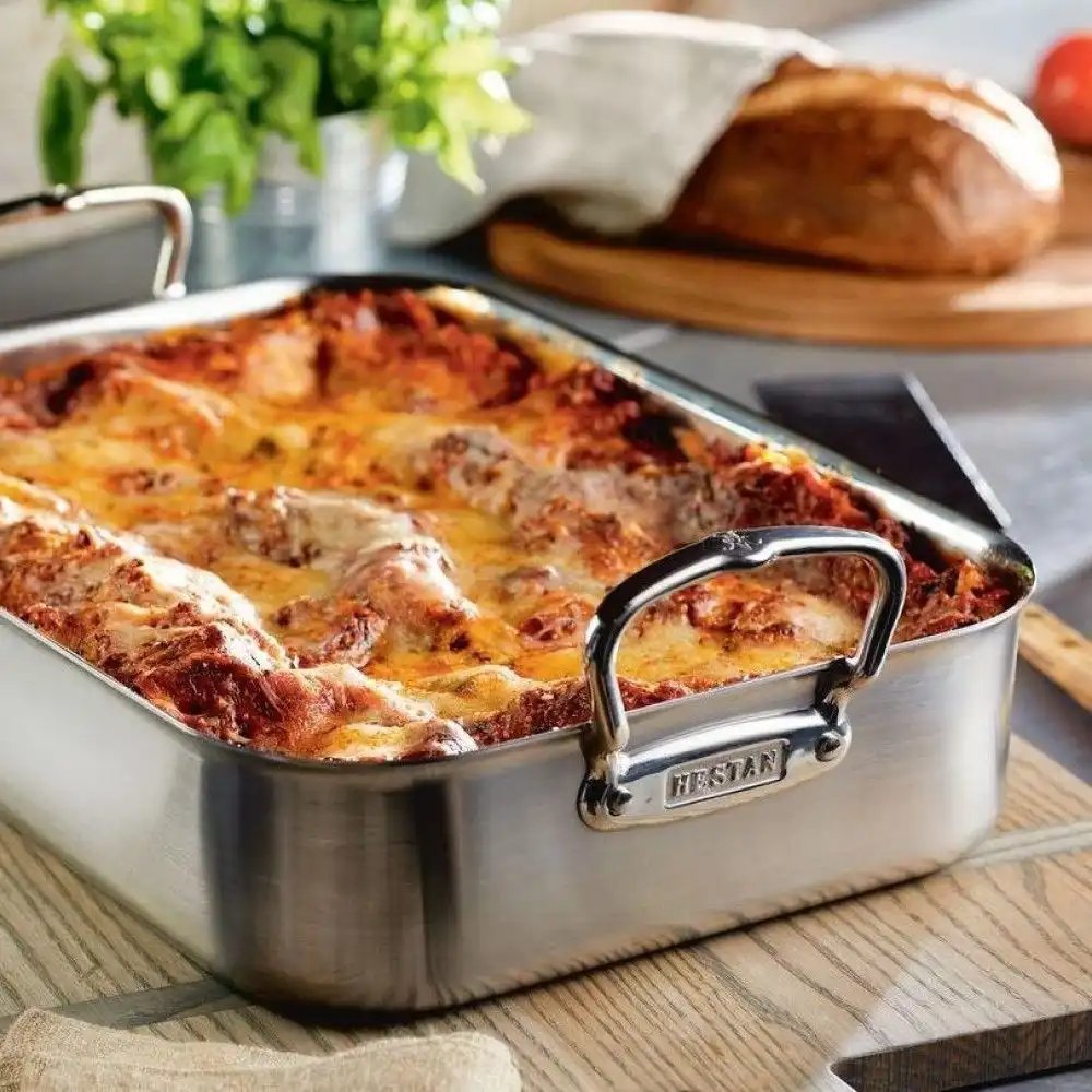 Alternative view of Hestan Provisions Large Classic Stainless Steel Roaster
