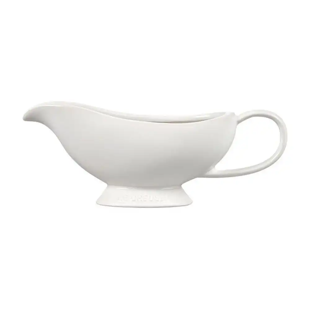 Alternative view of Le Creuset 16oz Heritage Stoneware Gravy Boat | White