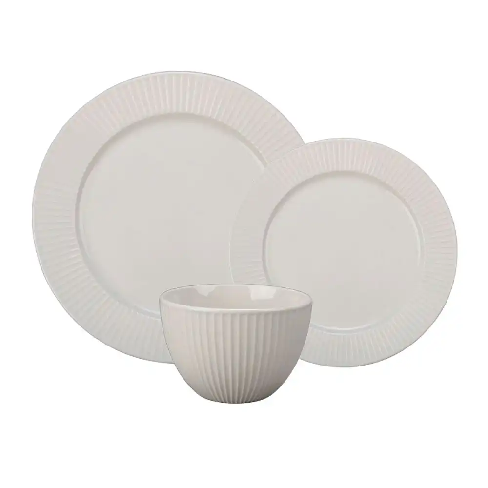 BIA Cordon Bleu Sunray 12-Piece Dinnerware Set | Crème