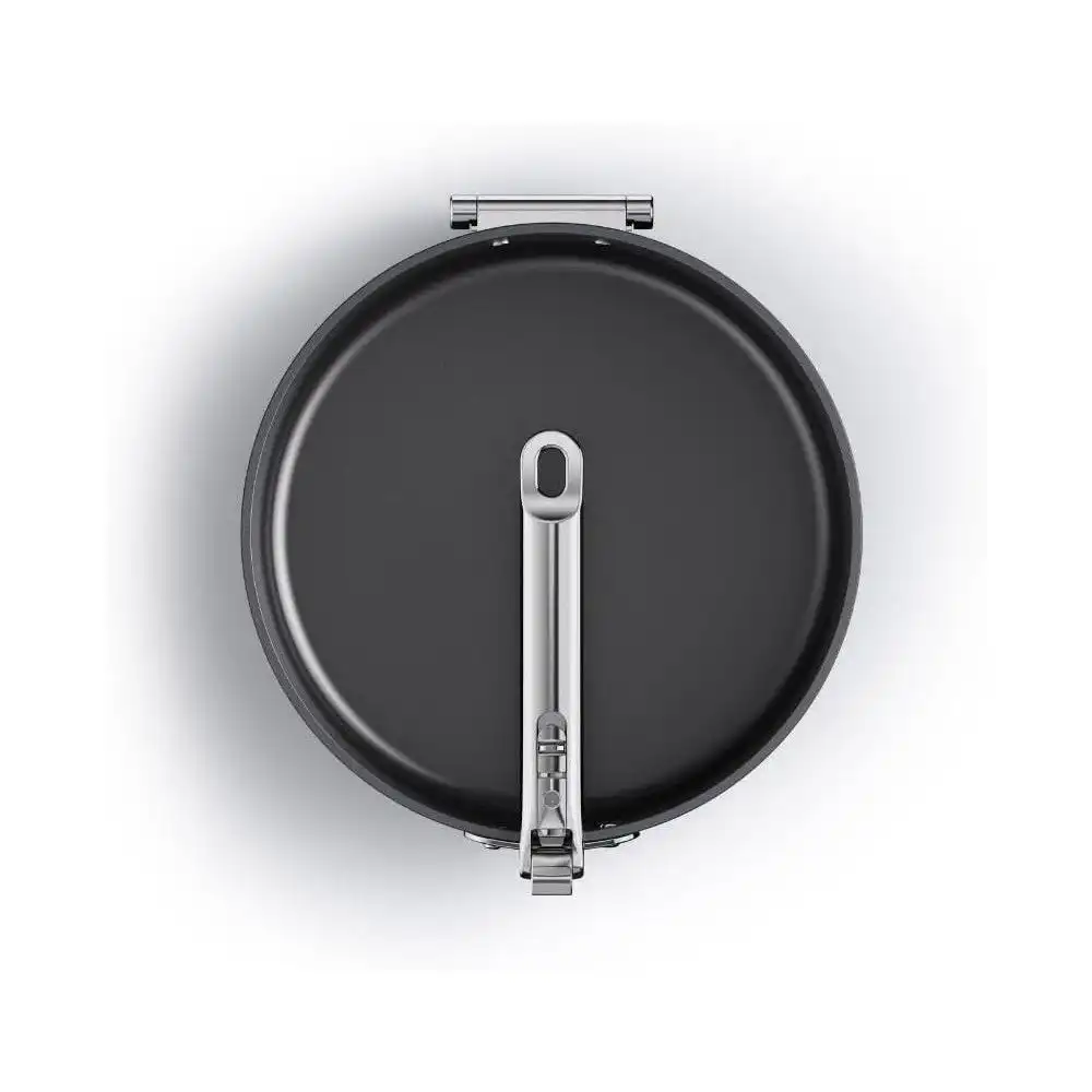 Alternative view of Joseph Joseph Space Folding Handle Ceramic Non-Stick 11" Frying Pan | Blue
