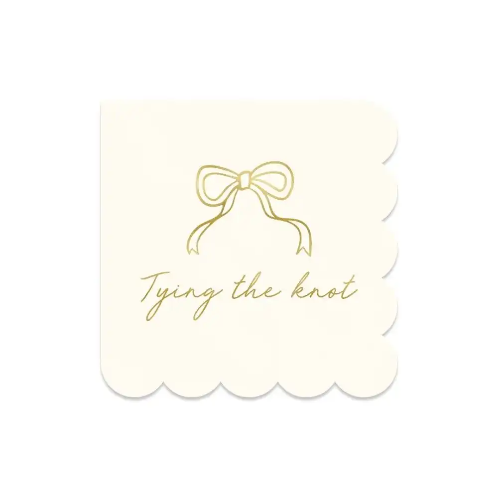 My Mind's Eye Tying the Knot Cocktail Napkins | 18-Piece