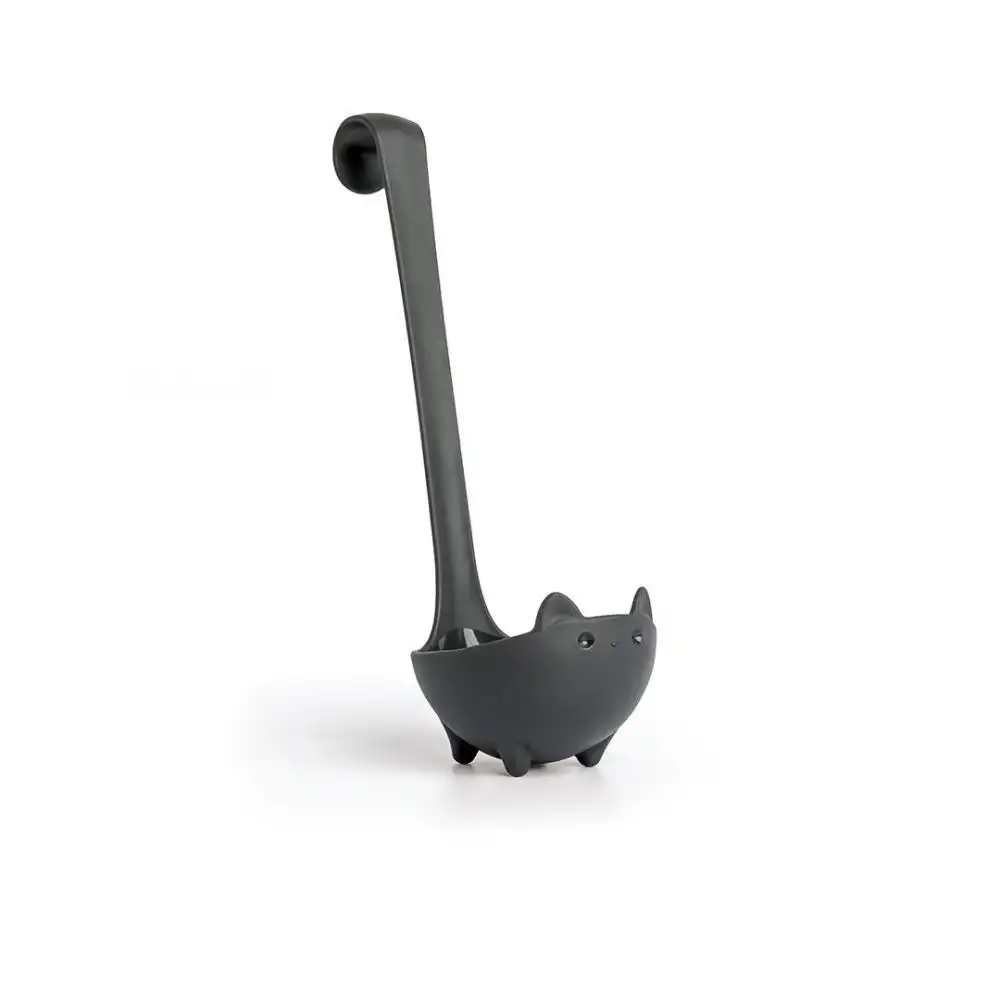 OTOTO Katie Cat Soup Ladle | Black