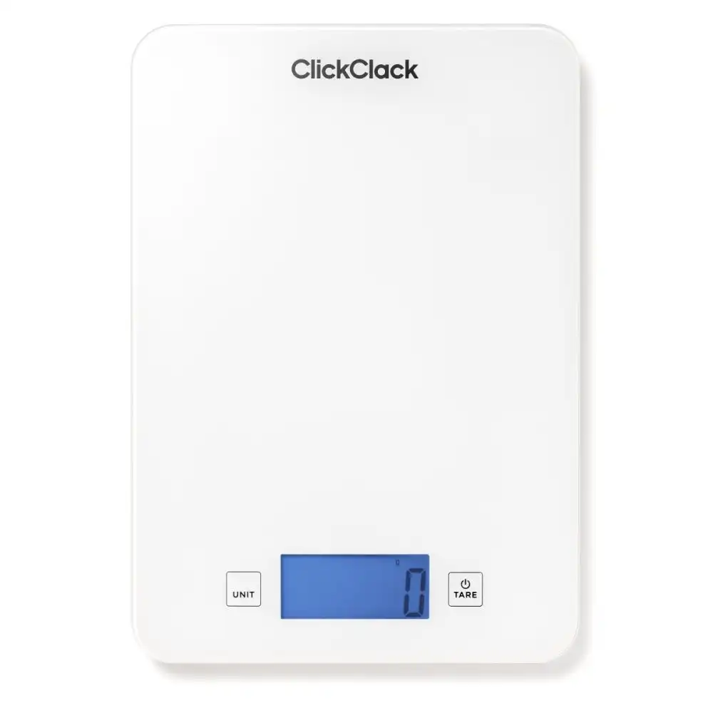 Click Clack Equip Kitchen Scale | White