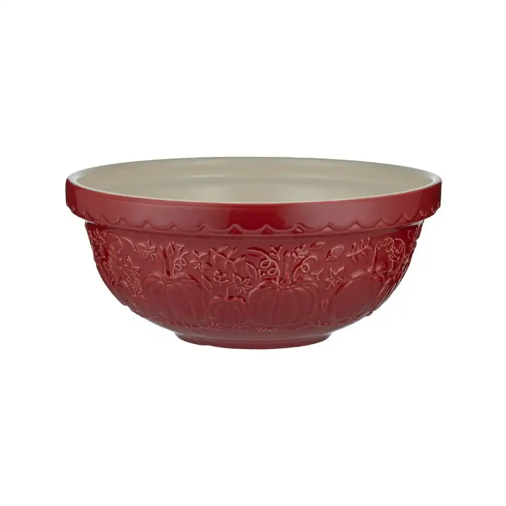 Mason Cash In The Pumpkin Patch S18 (2.85 Qt) Mixing Bowl | Cranberry