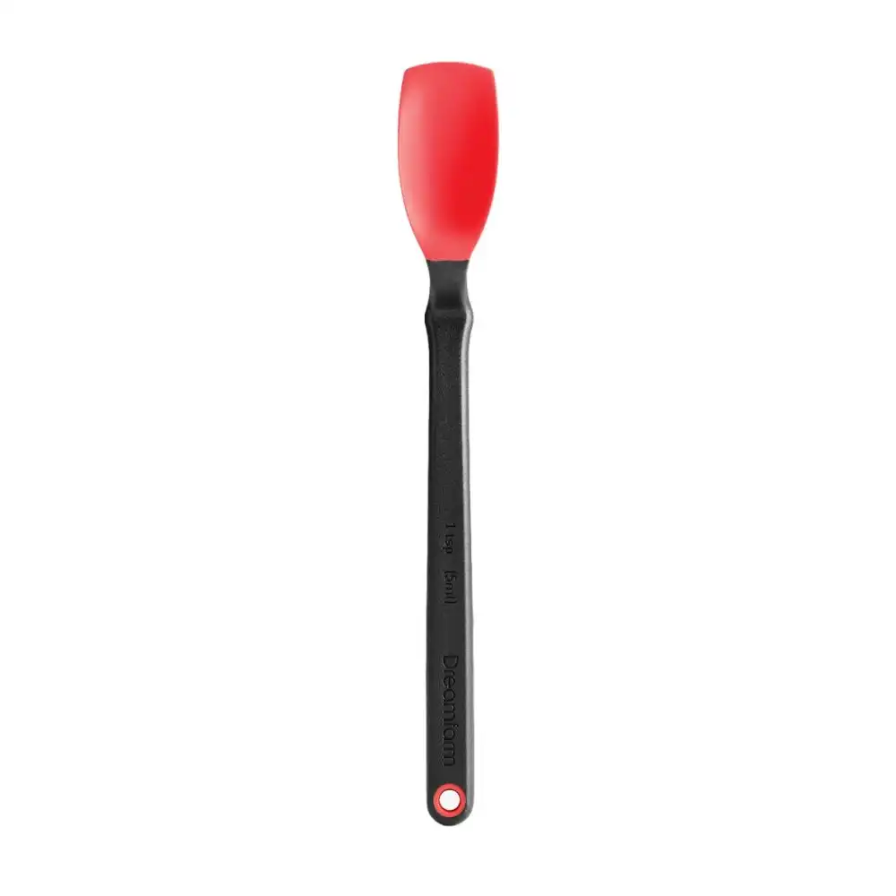 Alternative view of Dreamfarm 8.1" Mini Supoon Silicone Scraping Spoon | Red