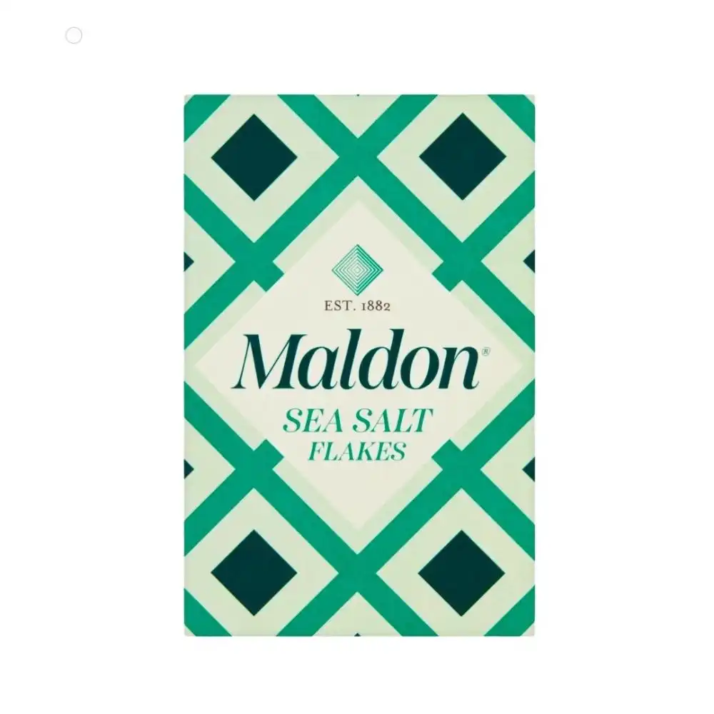 Maldon 4.4oz Sea Salt Flakes | Classic White