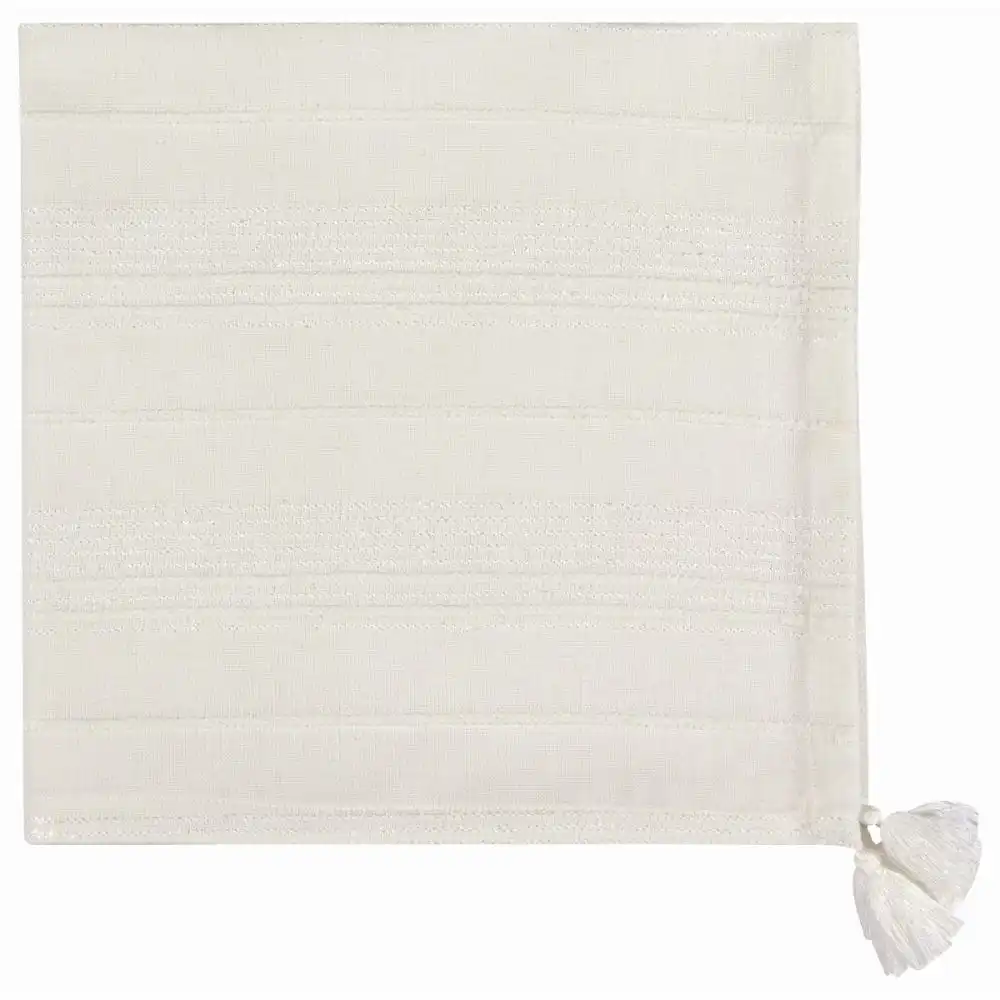Alternative view of Danica Heirloom 19" x 19" Woven Napkins with Tassels (Set of 4) | Blanca