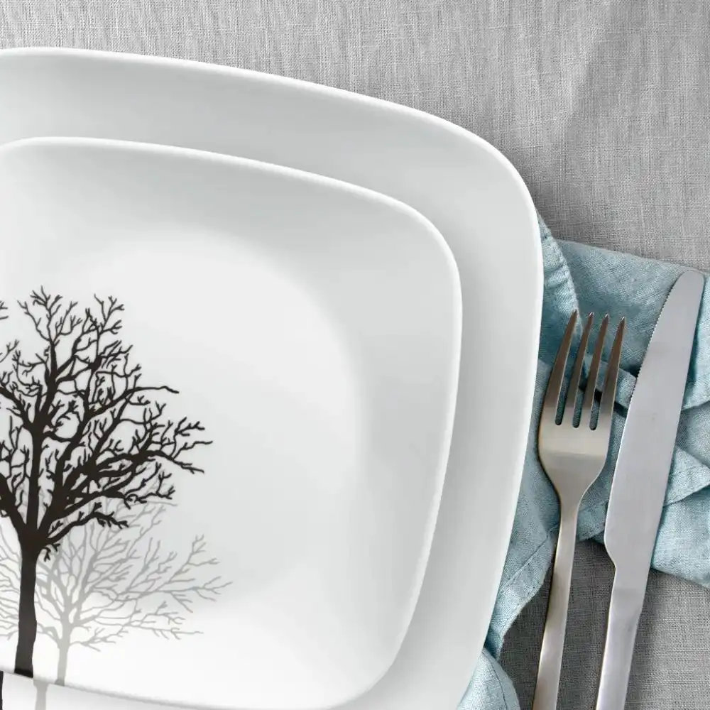 Alternative view of Corelle 12-Piece Dinnerware Set | Timber Shadows