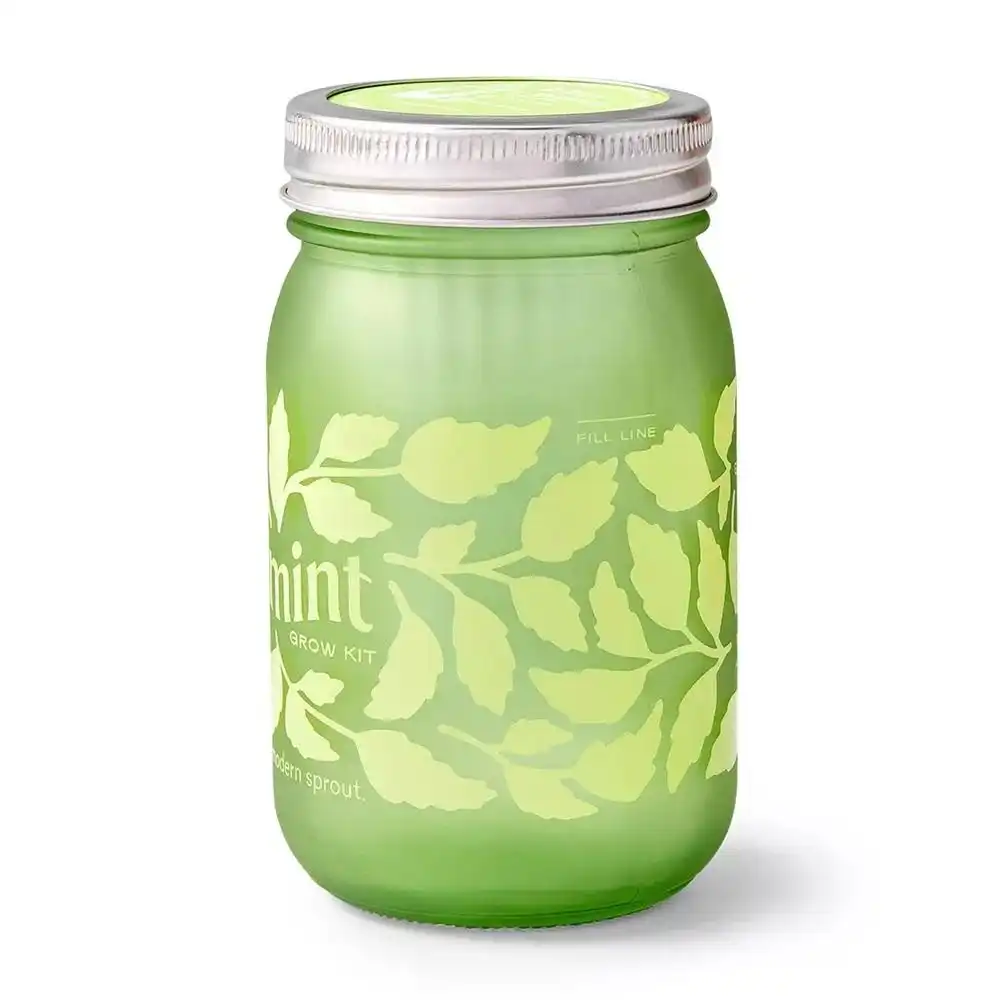 Alternative view of Modern Sprout Herb Garden Jar | Mint