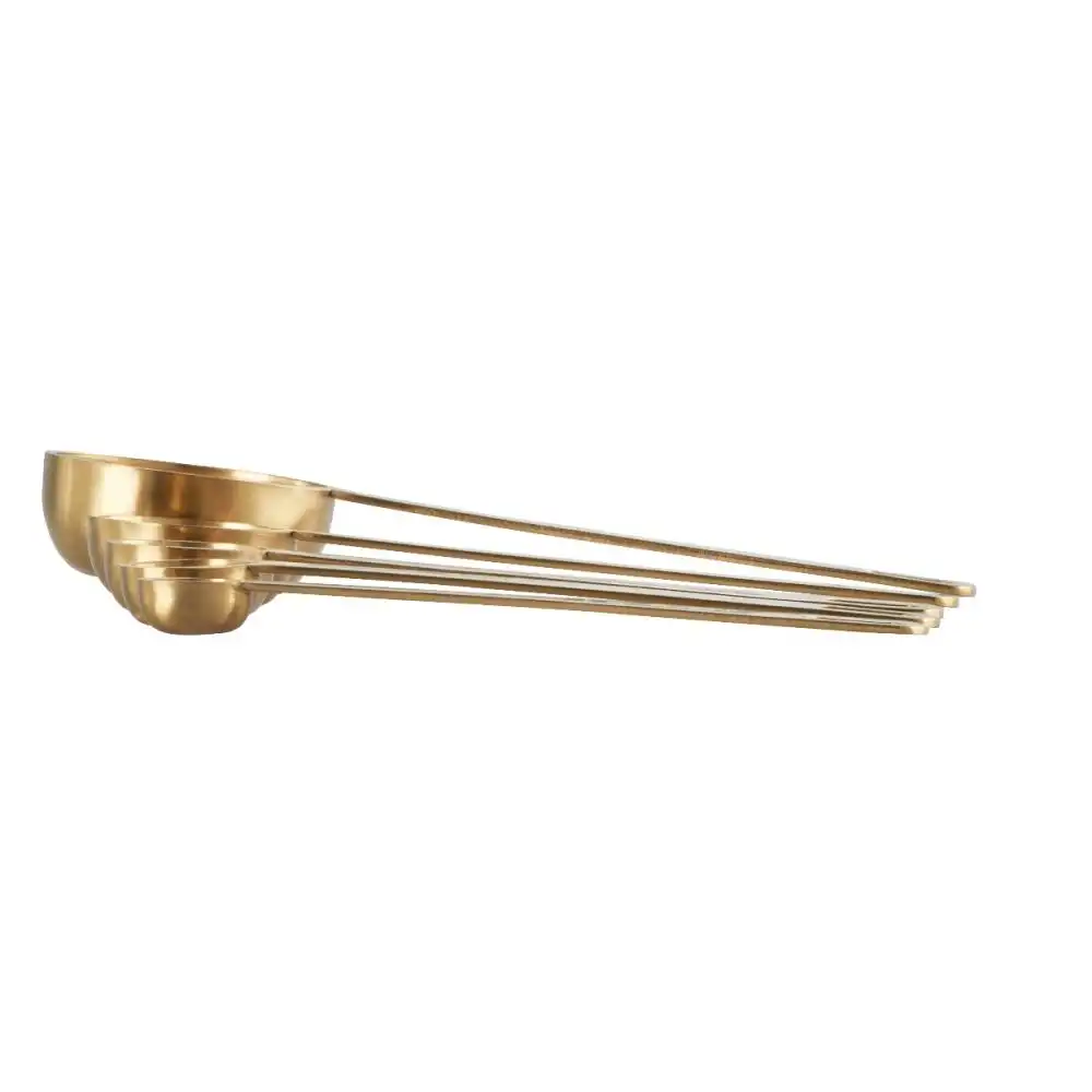 Alternative view of Le Creuset Gold-Finished Stainless Steel Measuring Spoons |  Set of 5