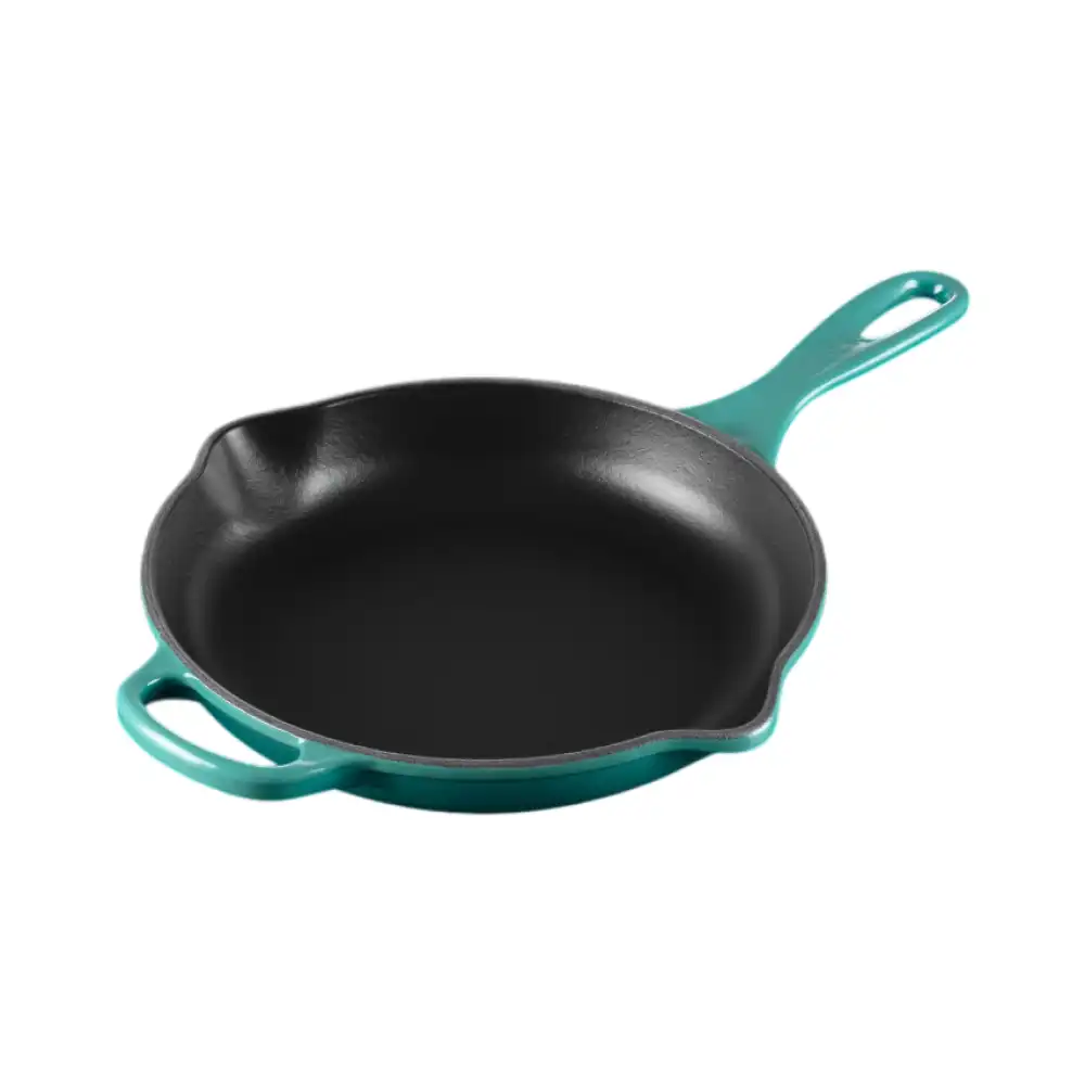 Le Creuset 9" Signature Enameled Cast Iron Skillet | Blue Riviera