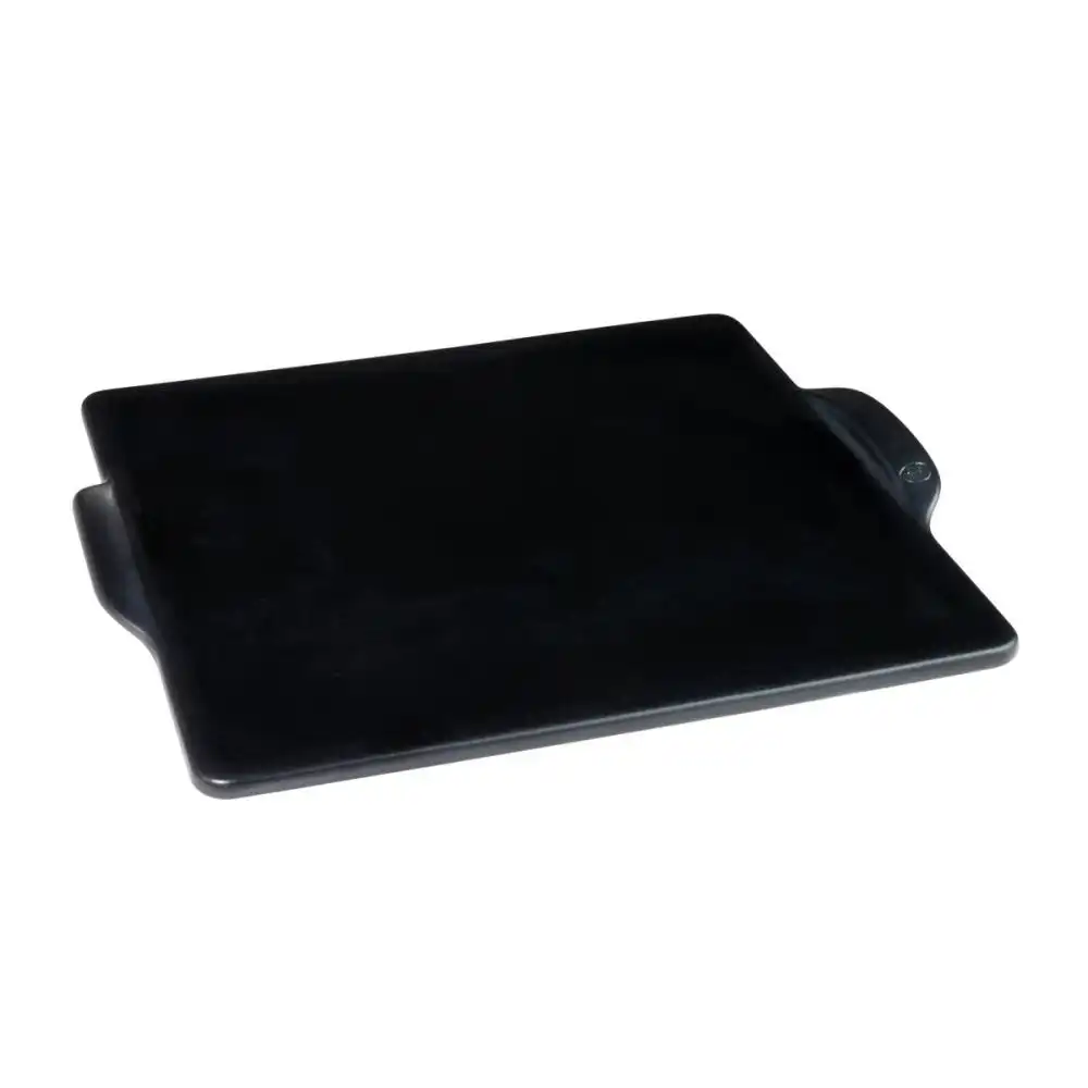 Emile Henry 14" x 14" Square Pizza Stone | Charcoal