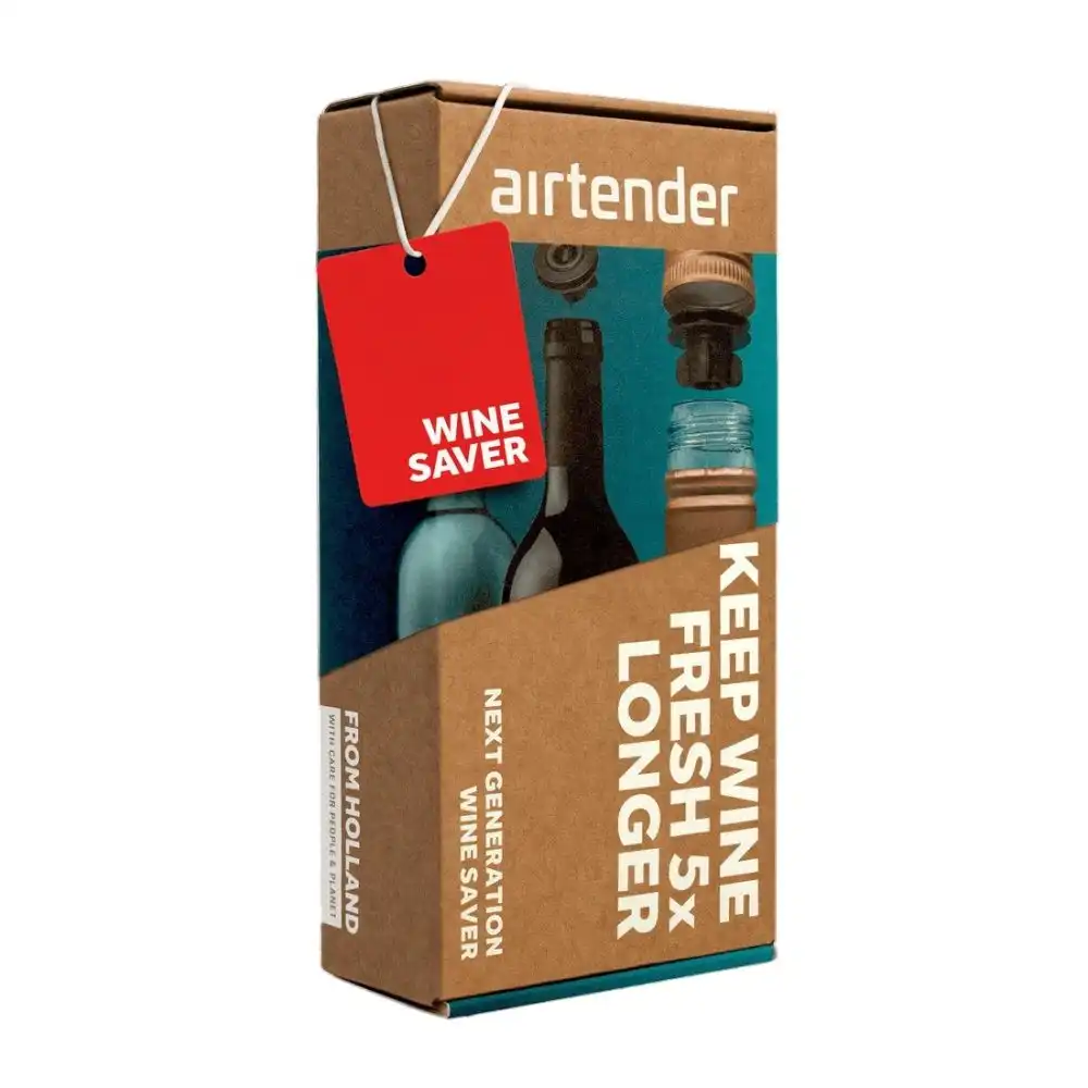 Alternative view of Airtender Wine Vacuum with 6 Stoppers