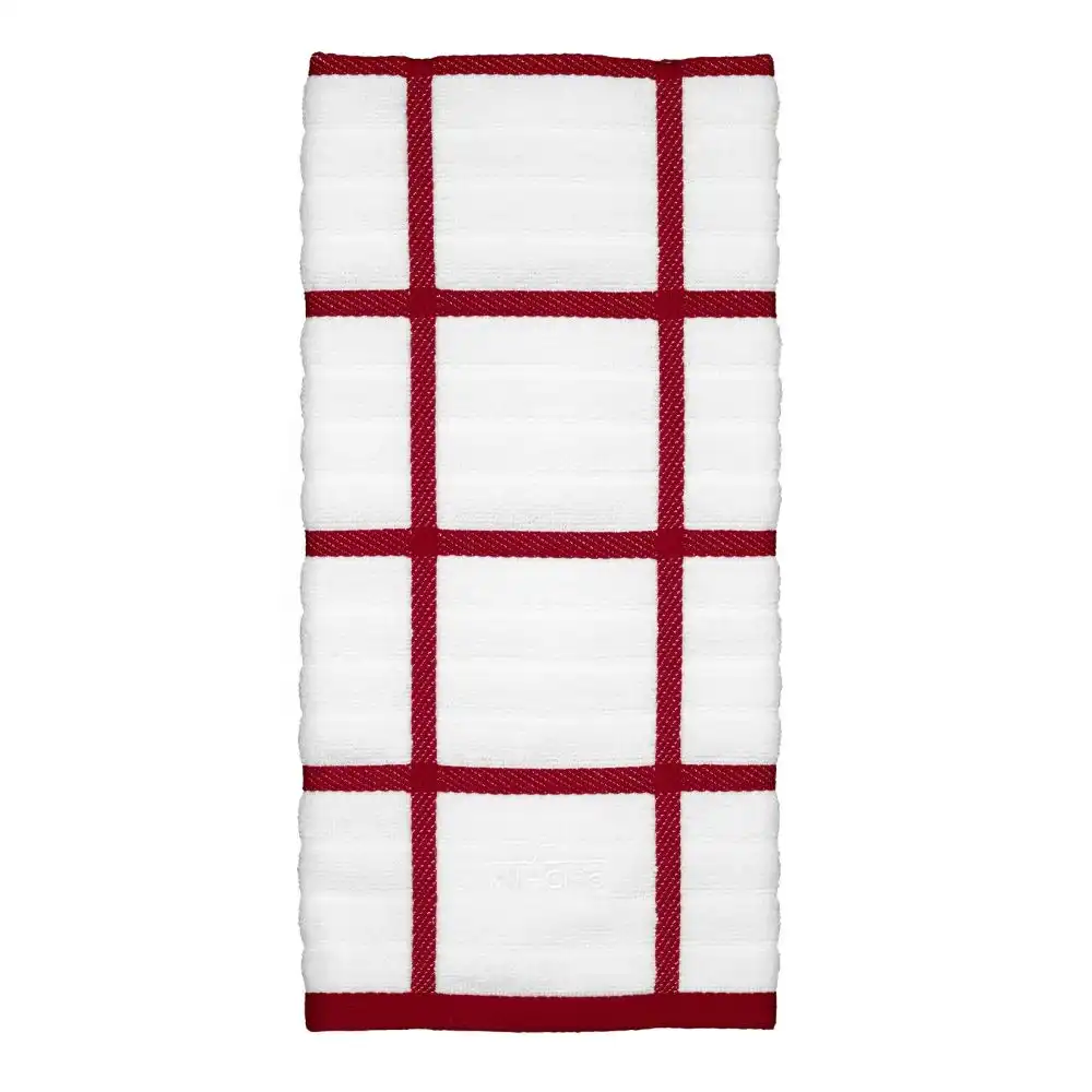 All-Clad Antimicrobial Kitchen Towel | Check Chili