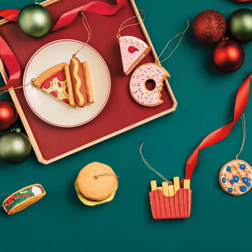 Alternative view of Danica Jubilee Christmas Combo Meal Mache Ornament | Assorted Styles