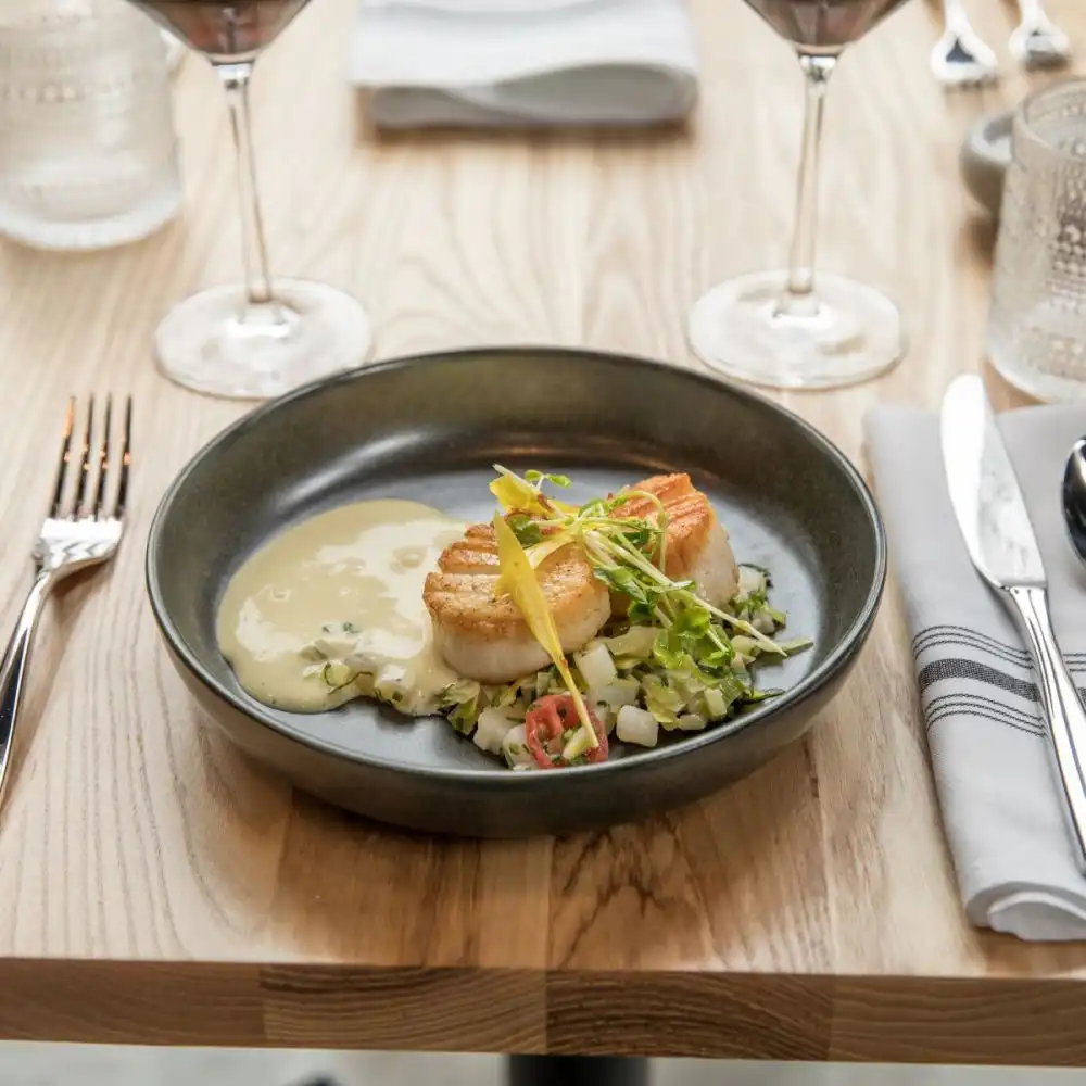 Alternative view of Fortessa Sound Collection 8.5" Coupe Pasta Bowl | Forest