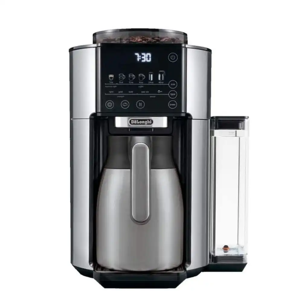 Alternative view of De'Longhi TrueBrew Automatic Coffee Maker with Thermal Carafe | Stainless Steel