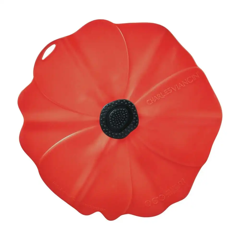 Charles Viancin Poppy Silicone Lid | Large 11"