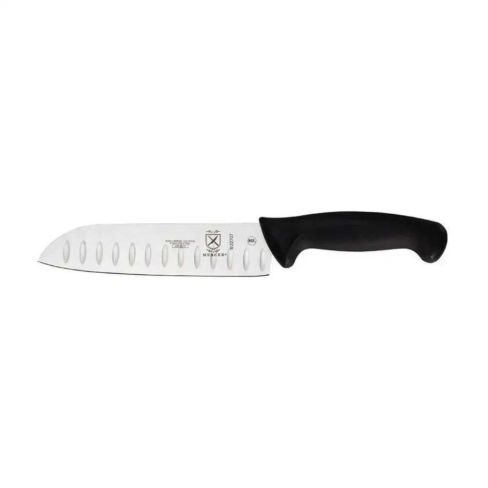 Mercer Millennia 7-Inch Santoku Knife - Black