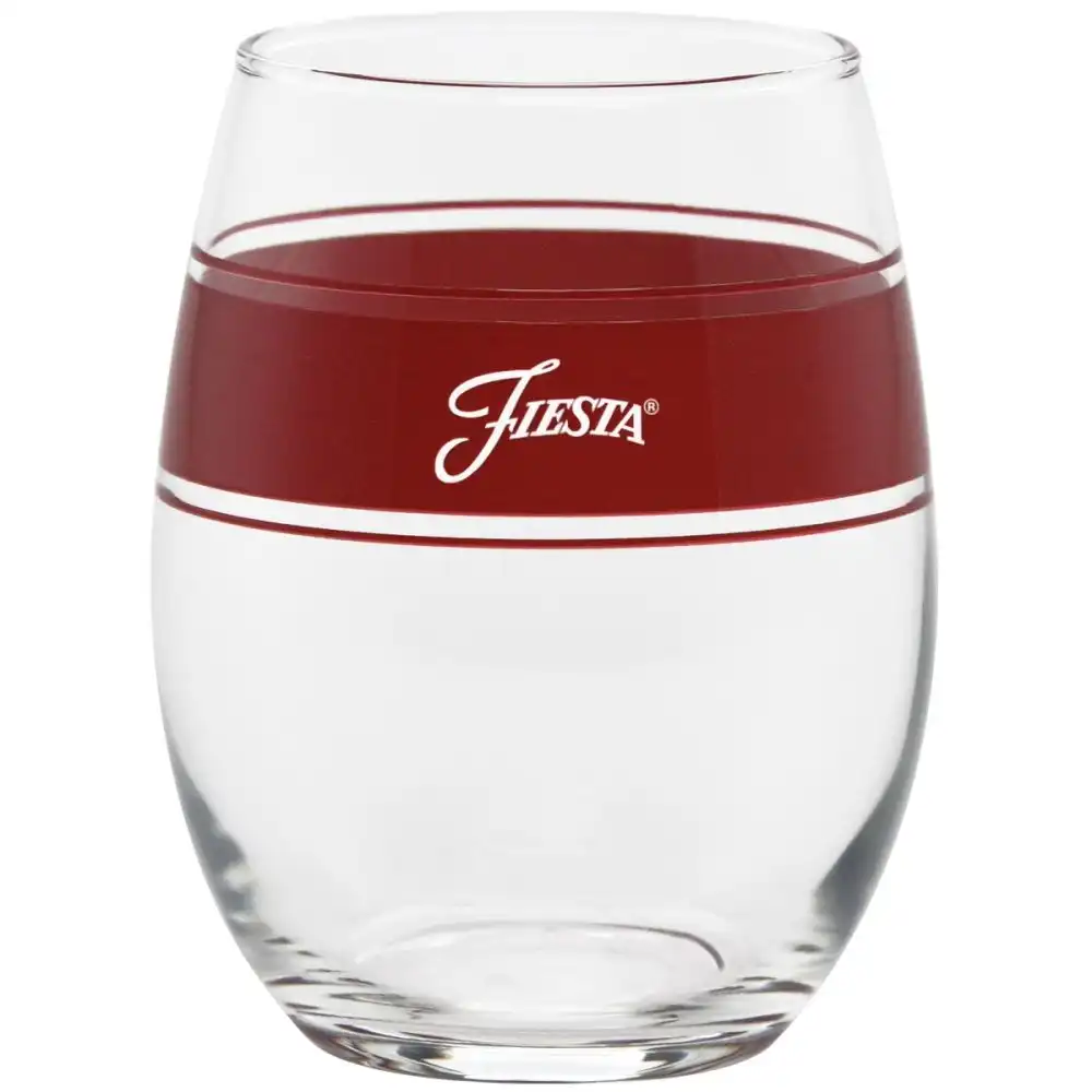 Alternative view of Fiesta® 15oz Stemless Wine Glasses (Set of 4) | Frame Scarlet