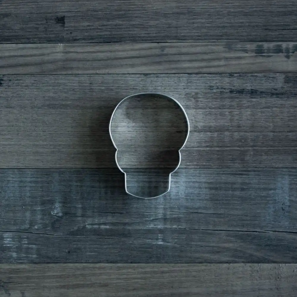 Alternative view of Ann Clark 3.6” Steel Skull Cookie Cutter