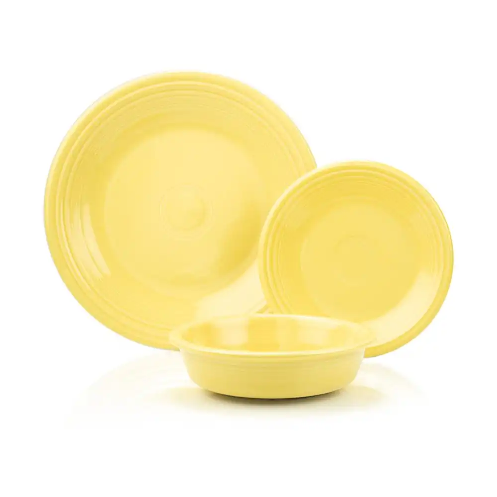Fiesta® 3-Piece Classic Rim Place Setting | Sunflower