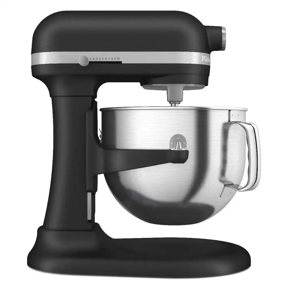 Alternative view of KitchenAid 7-Quart Bowl-Lift Stand Mixer | Cast Iron Black