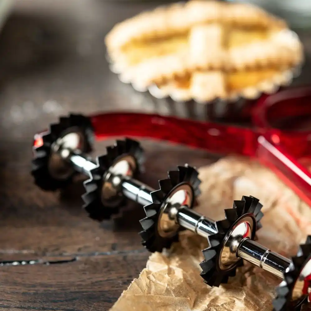 Alternative view of Marcato Pasta Bike Dough Cutter | Red