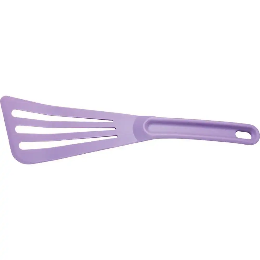 Mercer Culinary Hell's Tools High-Heat 12" Slotted Spatula | Purple