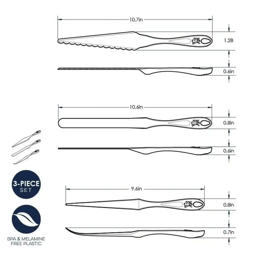 Alternative view of Nordic Ware Bundt® Finishing Tool Kit