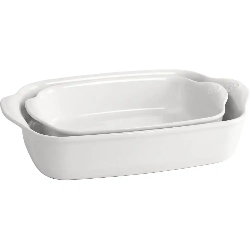 Emile Henry 2-Piece Small Rectangular Bakers | Flour