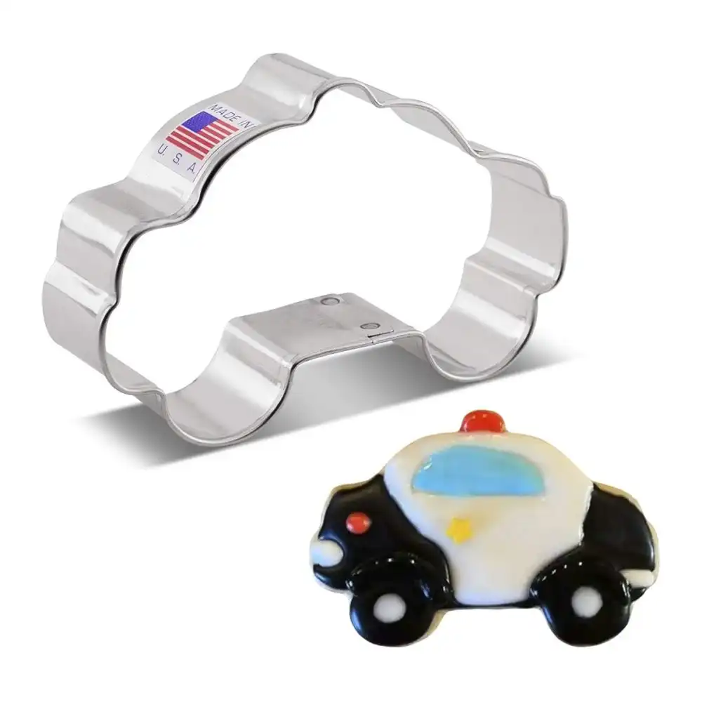 Alternative view of Ann Clark 3.75" Cookie Cutter | Police Car