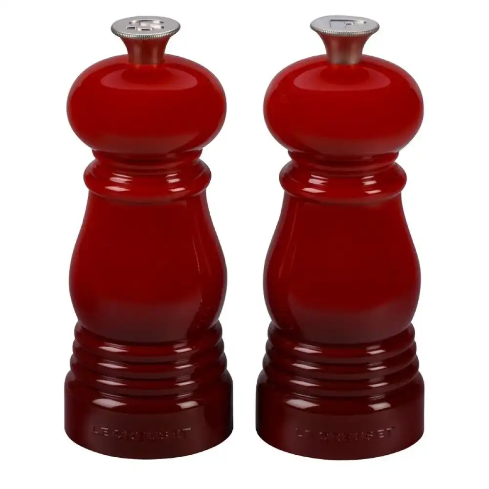 Le Creuset Petite Salt & Pepper Mill Set | Cerise/Cherry Red