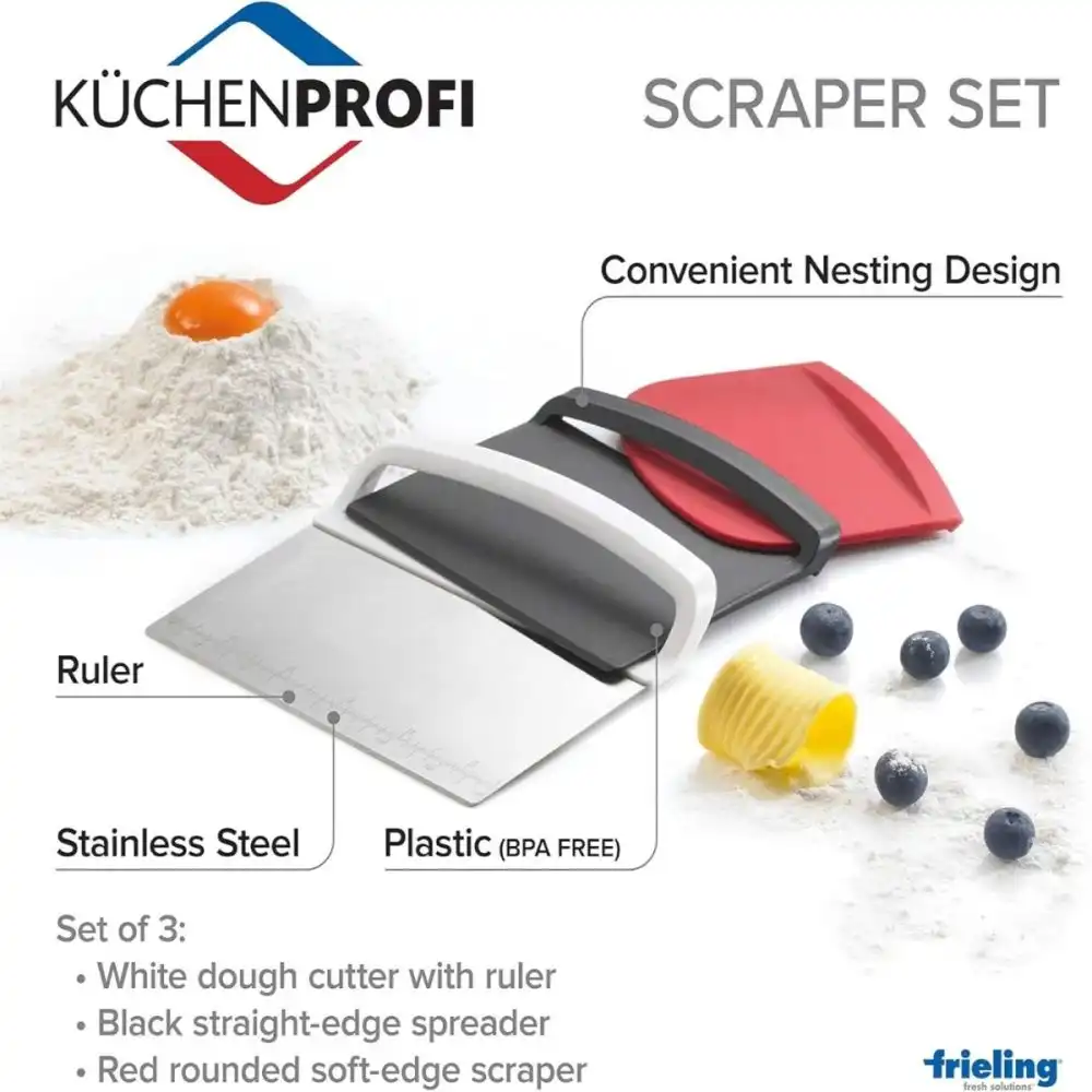 Alternative view of Küchenprofi Scraper 3-Piece Set