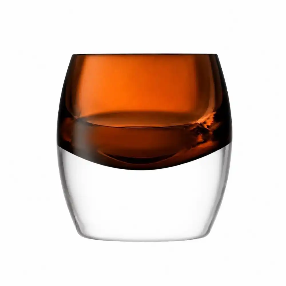 Alternative view of LSA Whisky Club 8oz Tumbler (Set of 2) | Peat Brown