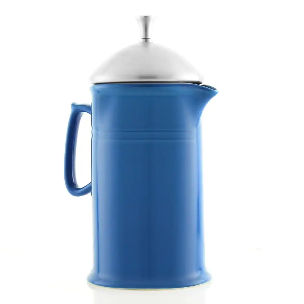 Alternative view of Chantal 28 Oz. Ceramic French Press with Stainless Steel Plunger | Blue Cove