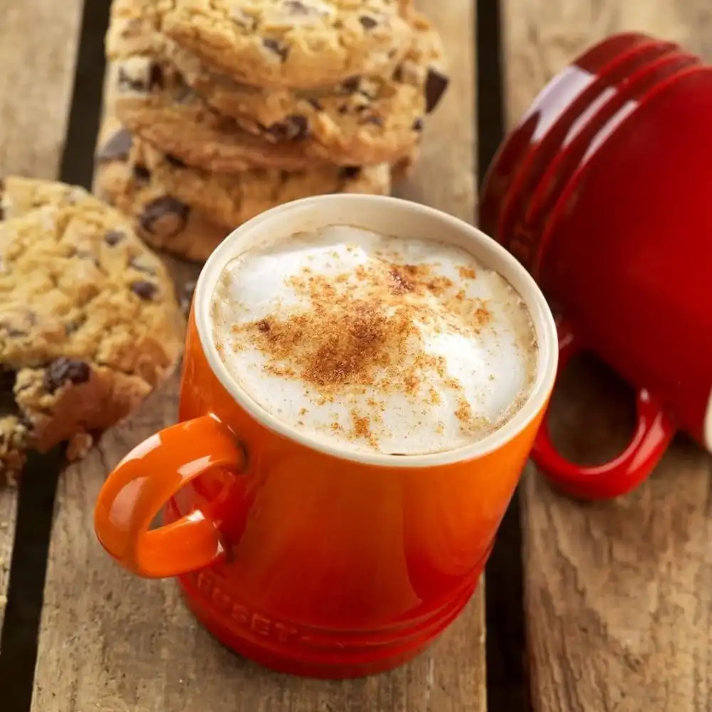 Alternative view of Le Creuset 3oz Demitasse Cup/Espresso Mug | Flame Orange