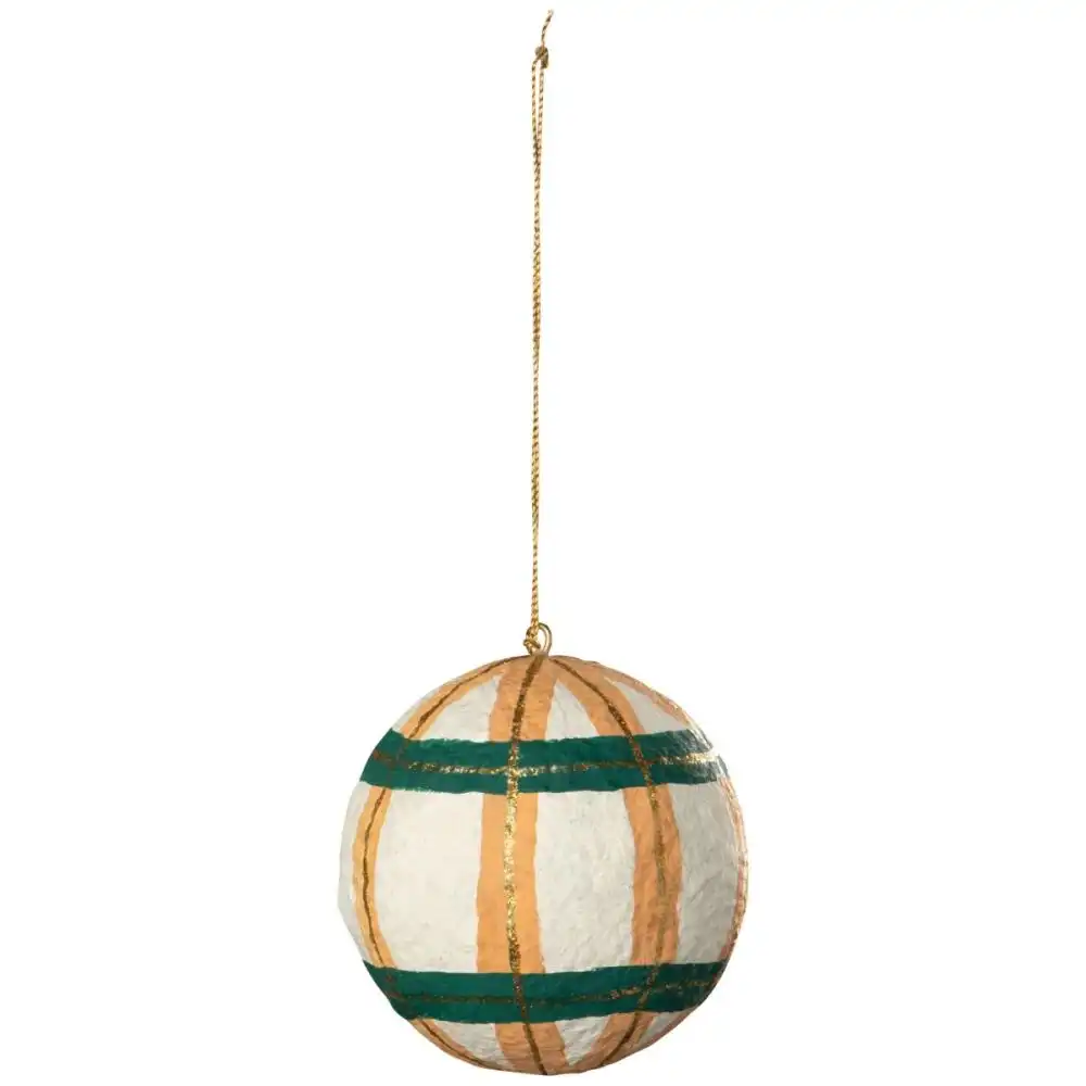 Alternative view of Danica Jubilee Christmas Bauble Mache Ornament | Assorted Styles