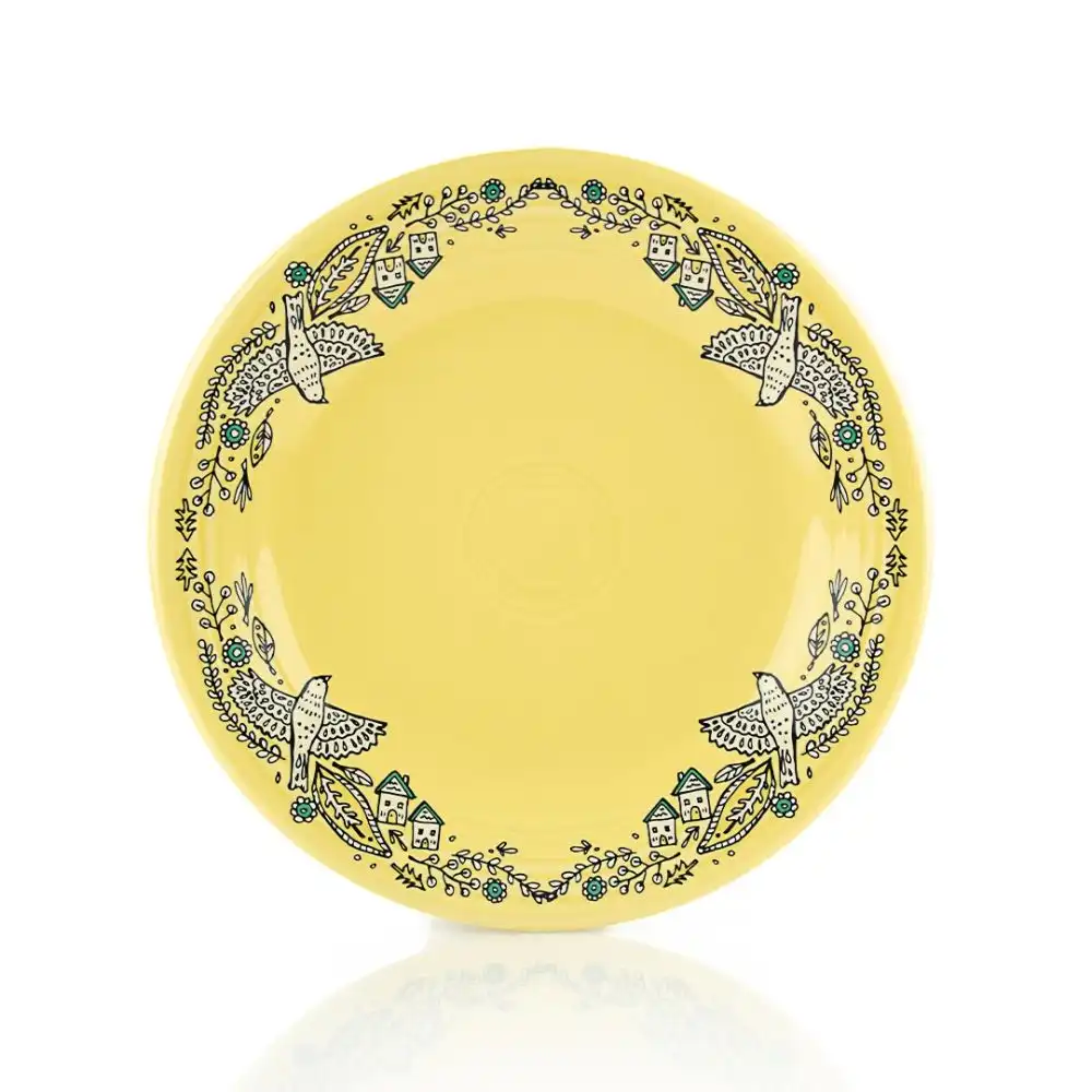 Fiesta® 10.5" Classic Rim Dinner Plate | Nordic Woodland (Sunflower)
