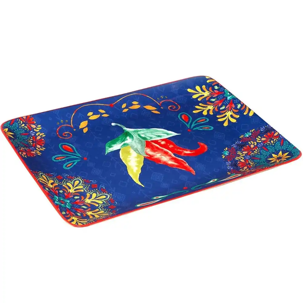 Certified International 16" x 12" Rectangular Platter | Sweet & Spicey